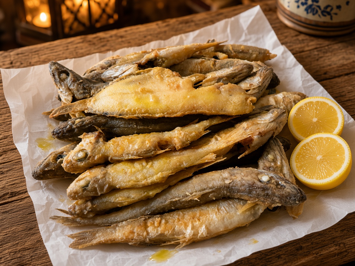 Raci&oacute;n de pesca&iacute;to frito estilo C&aacute;diz